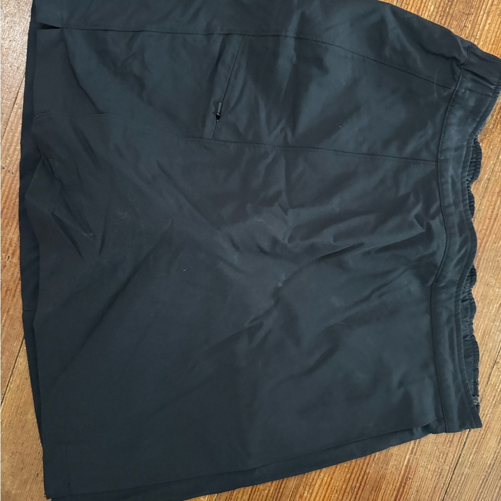 LL Bean Black bicycle skort